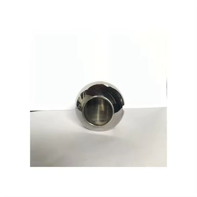 DN15-DN50 304 Плавающий прямо проходящий через клапан шар из серебра с зеркально полированной поверхностью